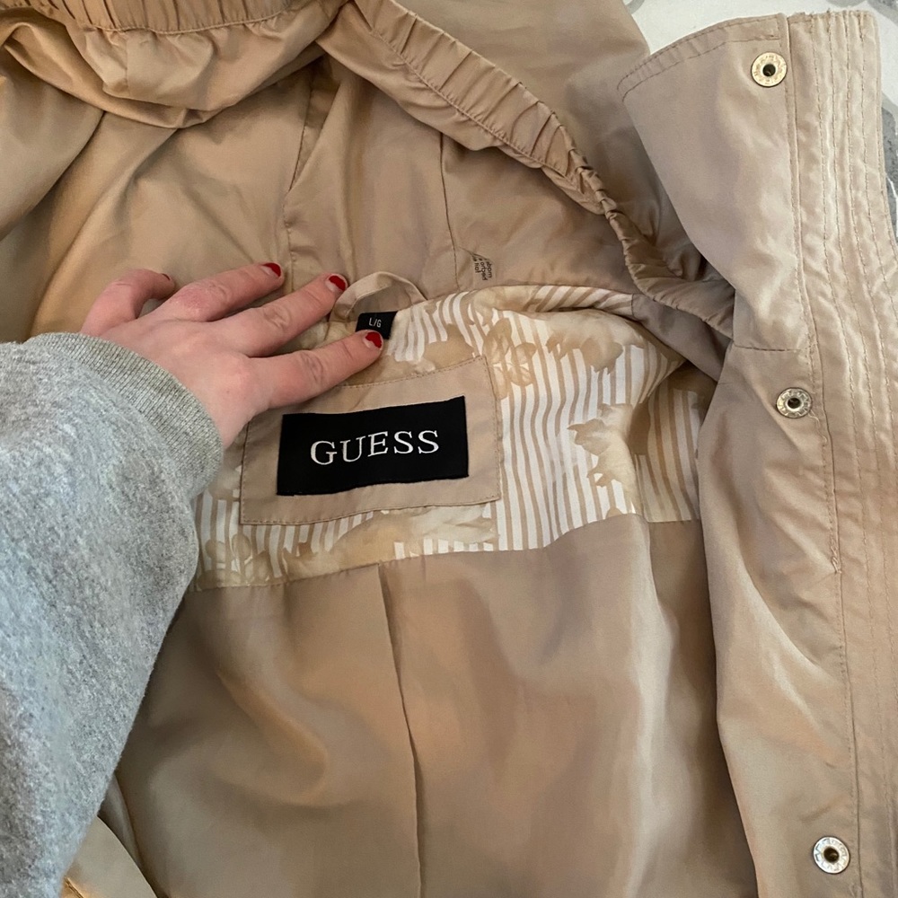 Tan and gold jacket